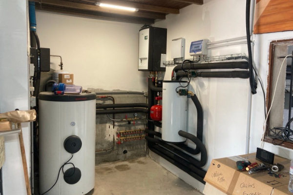 Fourniture et installation d’une pompe à chaleur air-eau Vaillant haute température à Cabriès (13480)